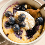 20-Min Healthy Blueberry Mug Cake
