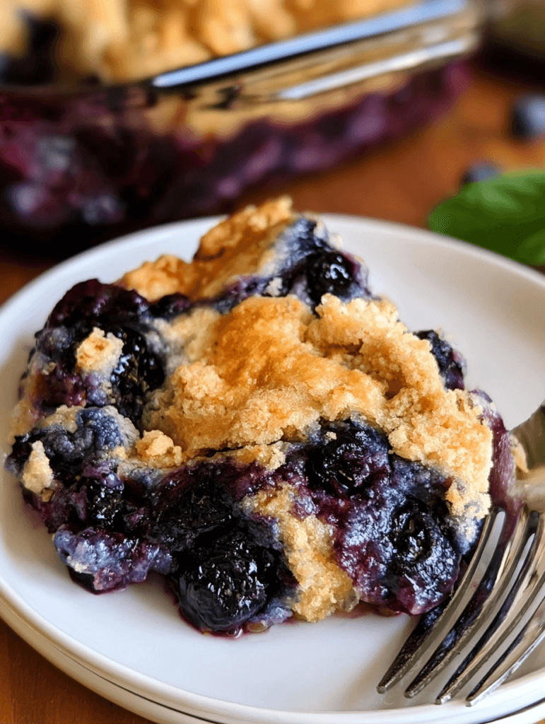 Blueberry Dump Cake 20-Min Prep Recipe