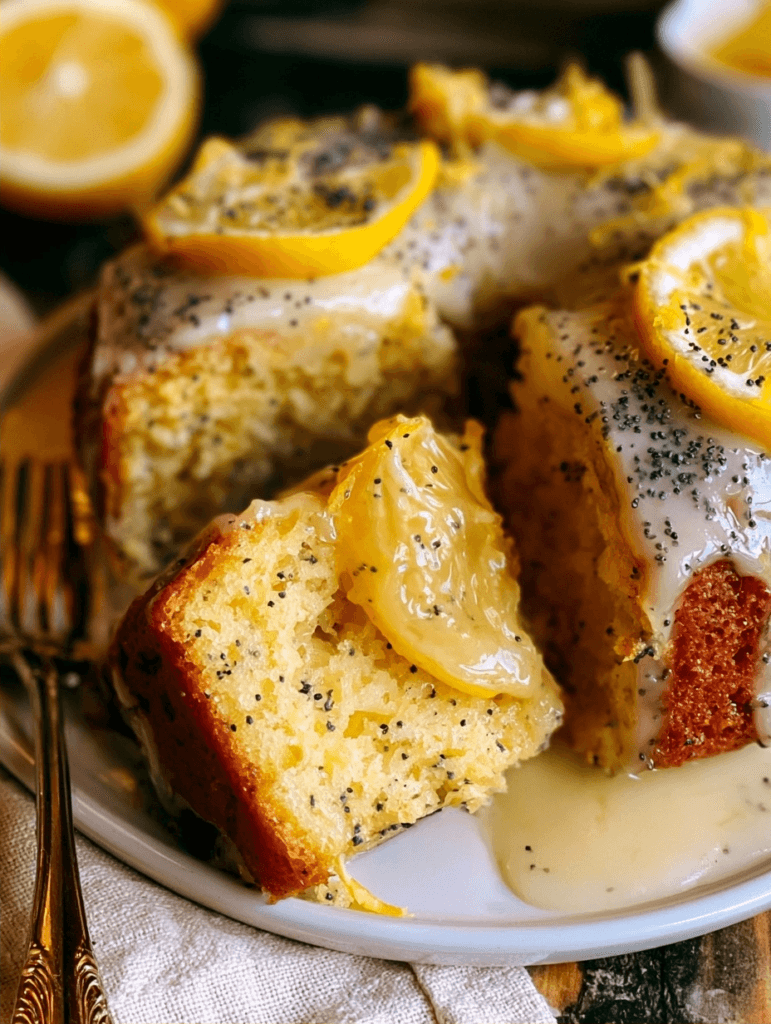 Gluten-Free Lemon Poppy Seed Cake