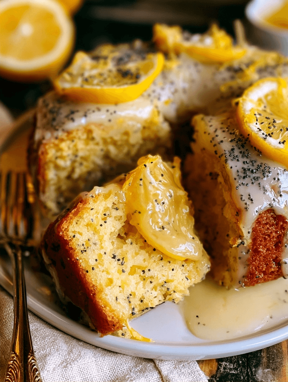 Gluten-Free Lemon Poppy Seed Cake