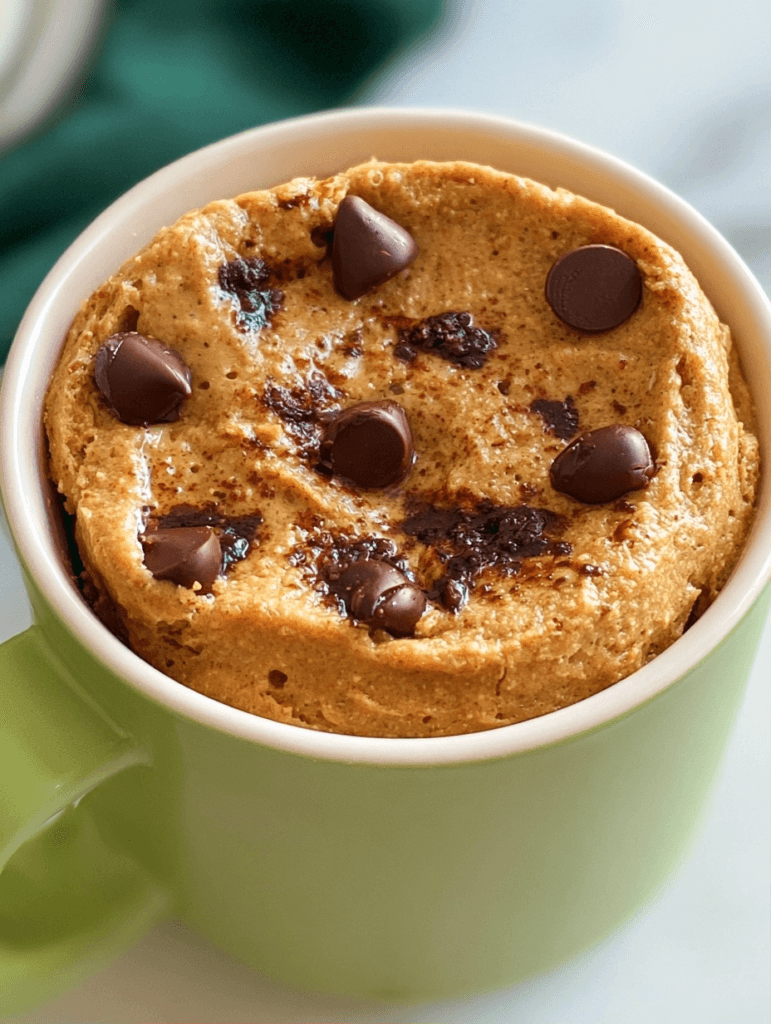 20-Min Healthy Almond Butter Mug Cake Recipe
