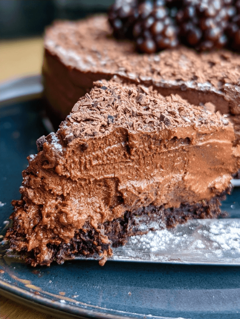 Keto Chocolate Avocado Mousse Cake Recipe