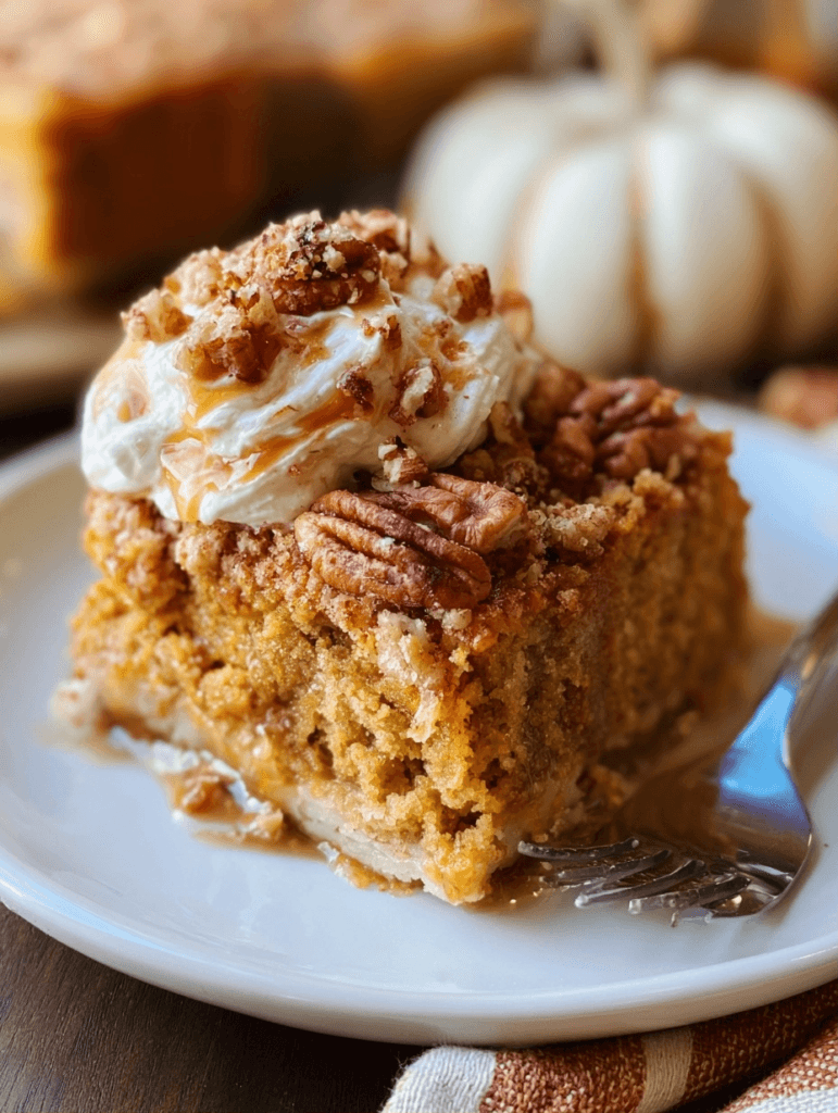Pumpkin Dump Cake 20-Minute Fast Prep Dessert