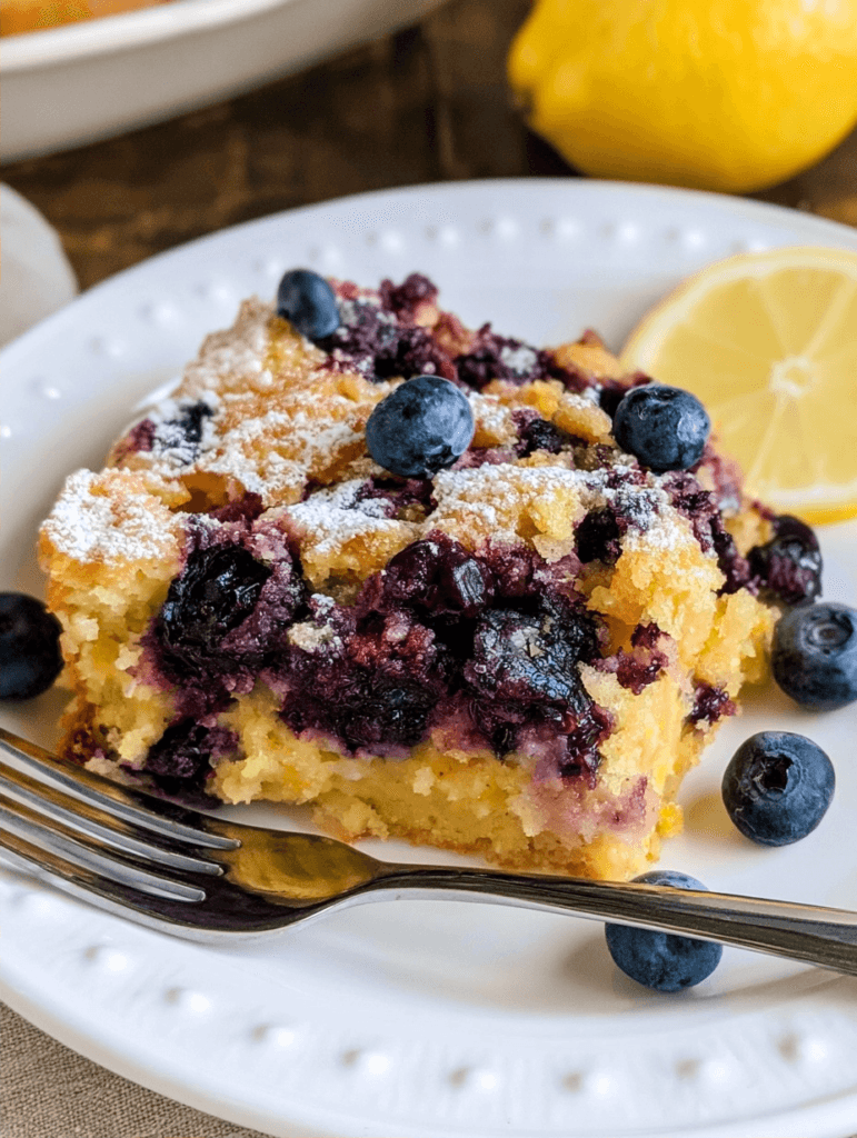 Lemon Blueberry Dump Cake Fast And Delicious