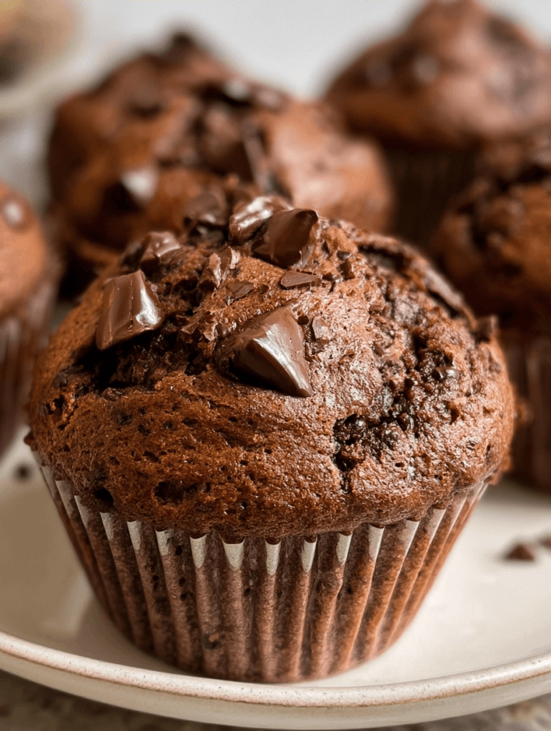Chocolate Banana Muffins: Easy Bakery Style Recipe