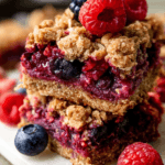 Healthy Berry Streusel Bars for Easy Snacking