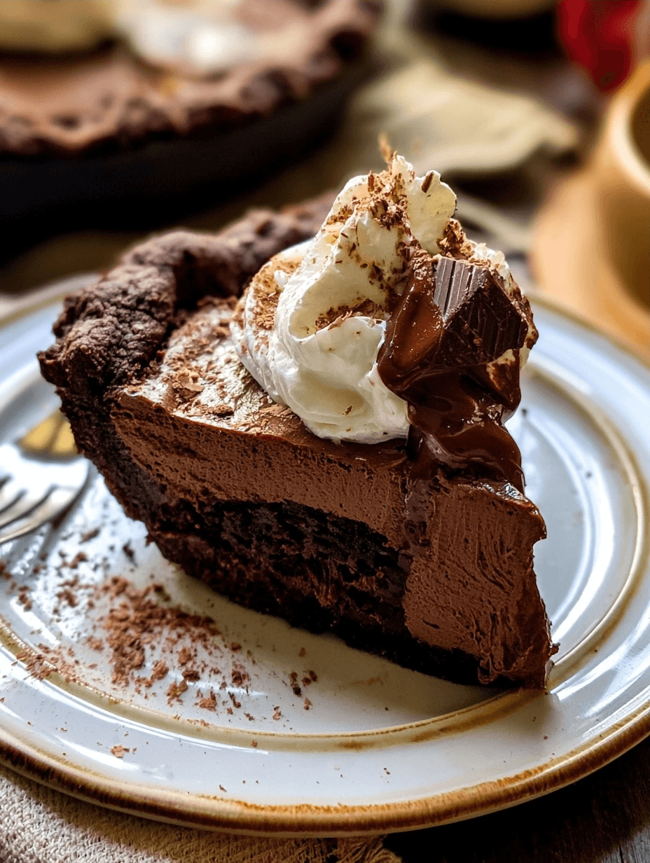 Magical Chocolate Pie: An Easy Homemade Dessert 2 Magical Chocolate Pie: An Easy Homemade Dessert