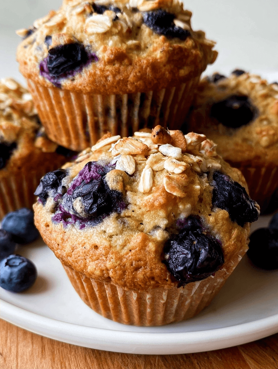 Blueberry Oatmeal Muffins Recipe For Healthy Breakfasts 2 Blueberry Oatmeal Muffins Recipe For Healthy Breakfasts