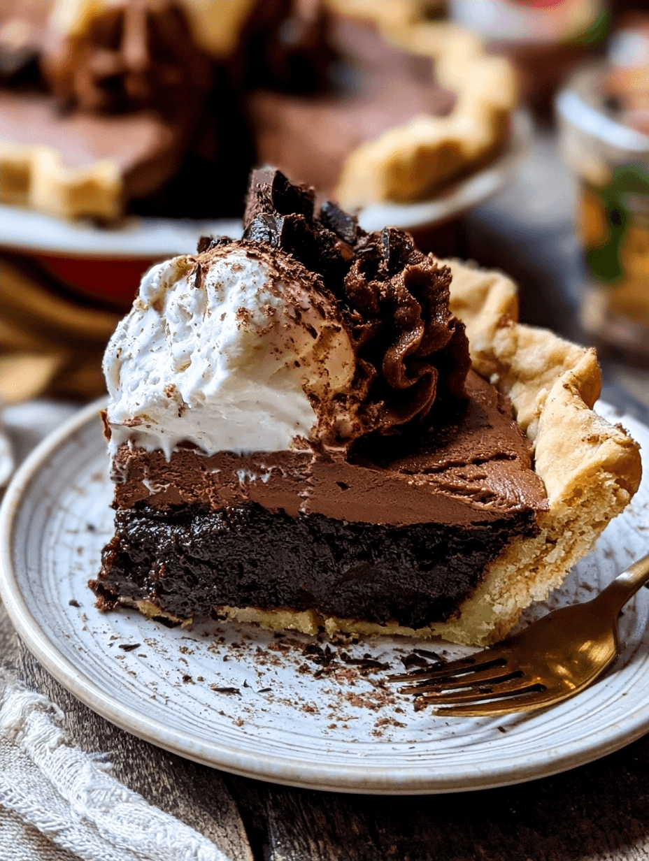 Magical Chocolate Pie: An Easy Homemade Dessert 2 Magical Chocolate Pie: An Easy Homemade Dessert