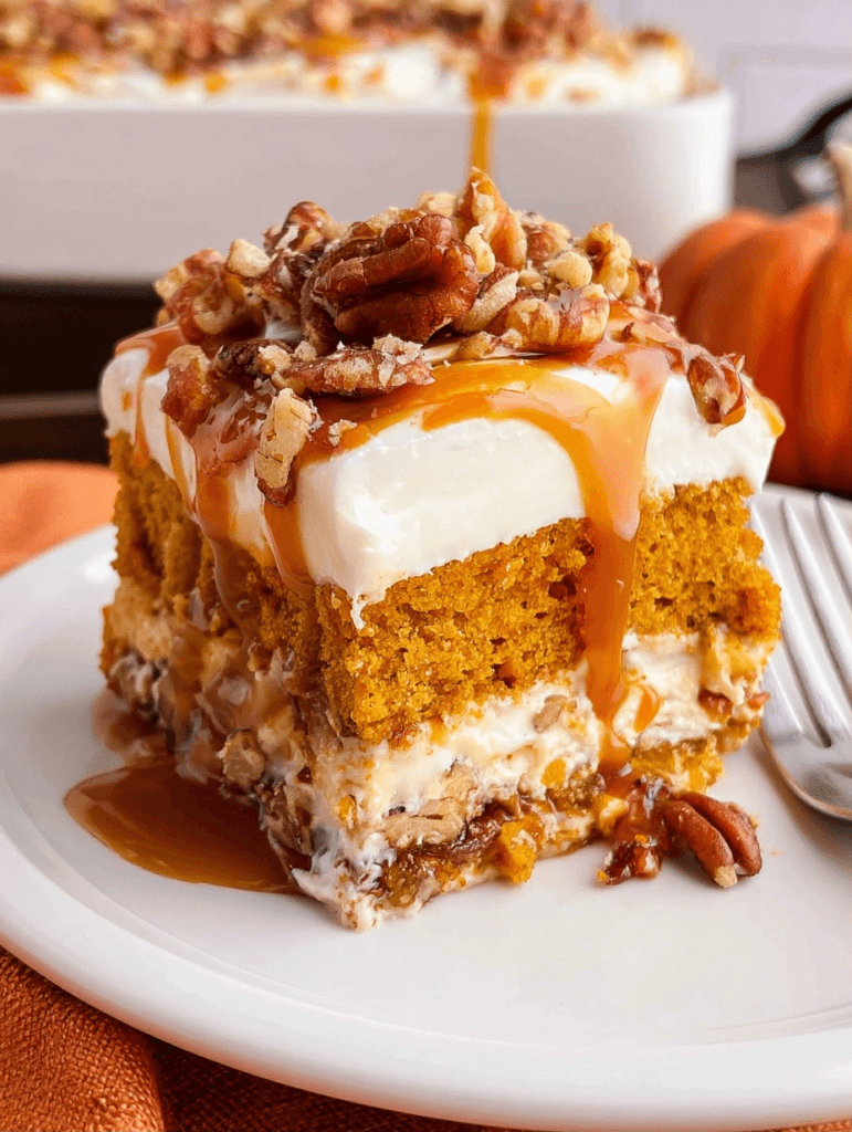 Pumpkin Caramel Cake: A Rich and Moist Dessert