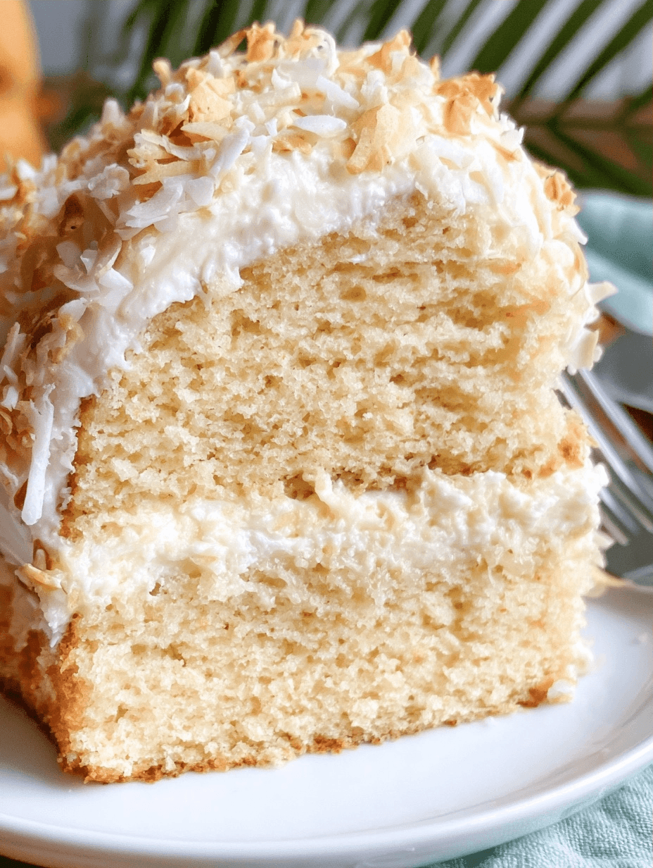 Coconut Cake Recipe: A Moist and Tropical Masterpiece 2 Coconut Cake Recipe: A Moist and Tropical Masterpiece