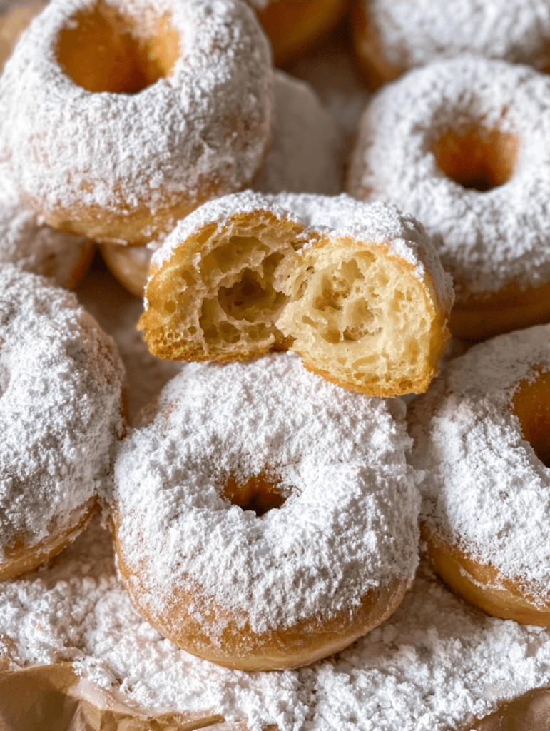 Powdered Sugar Donuts Recipe for Your Morning