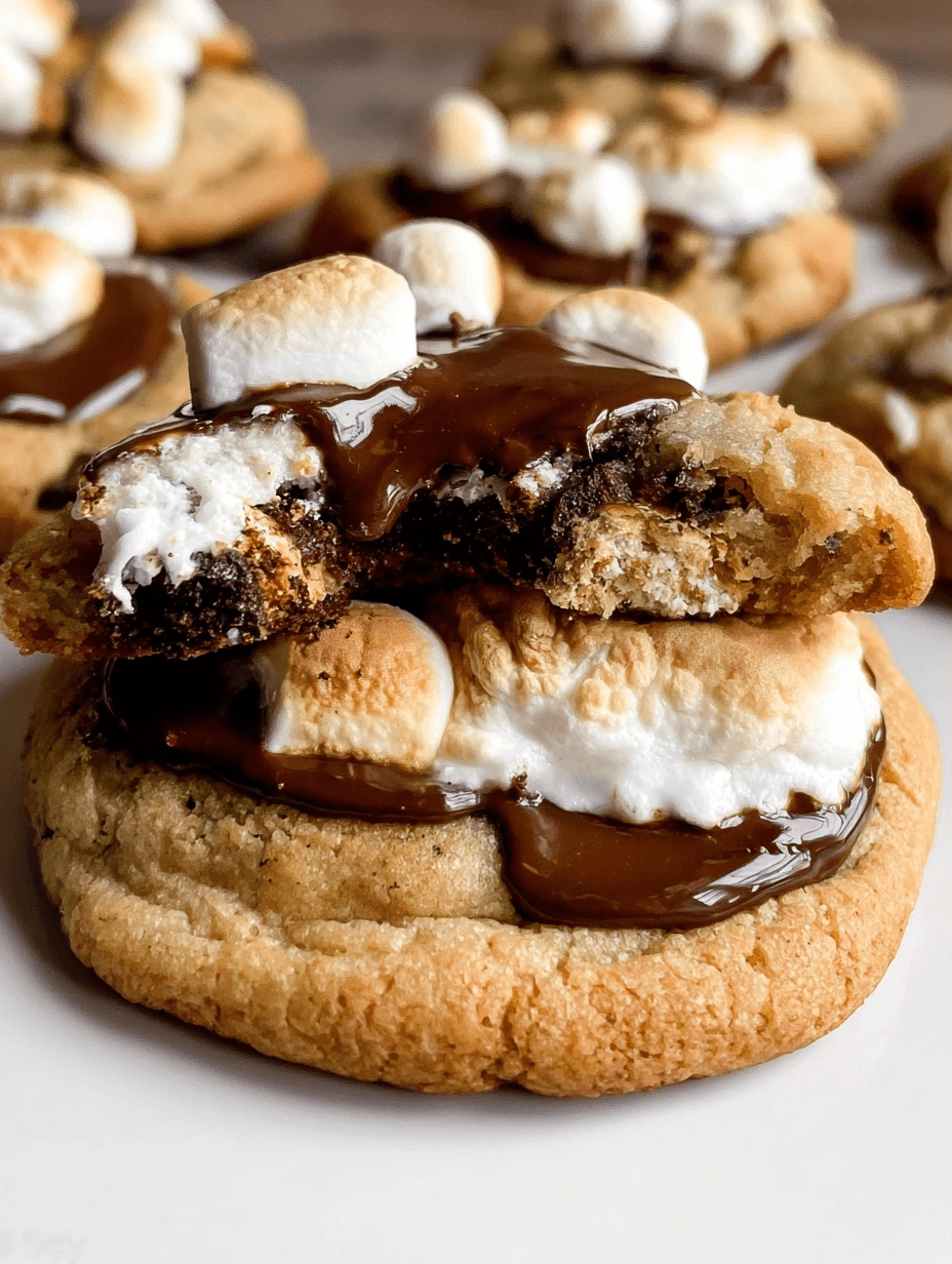 S'mores Chocolate Chip Cookies Recipe 2 S'mores Chocolate Chip Cookies Recipe
