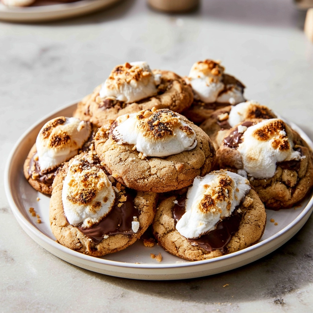 S'mores Chocolate Chip Cookies for Dessert