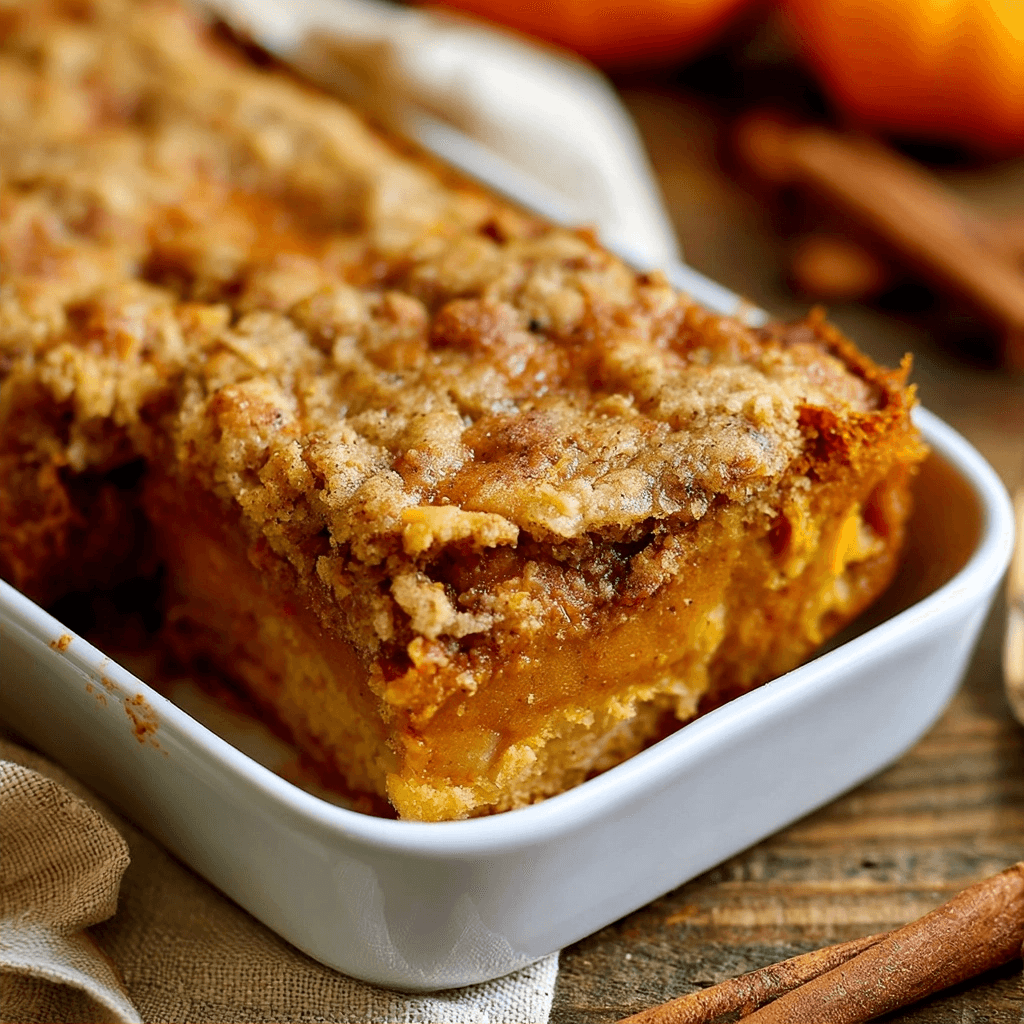 Pumpkin Dump Cake: An Easy Autumn Dessert