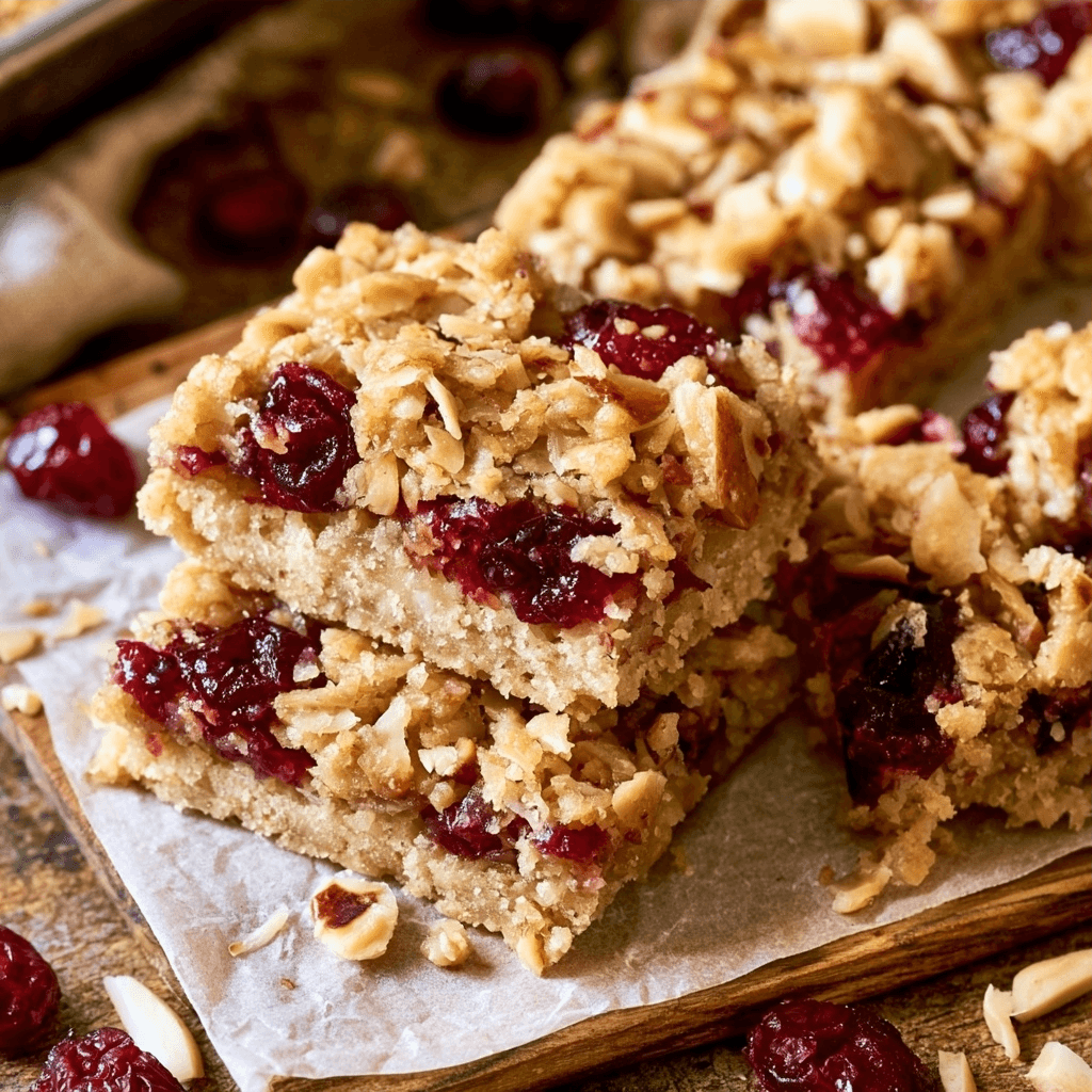 Cranberry Almond Bars Recipe for Busy Mornings
