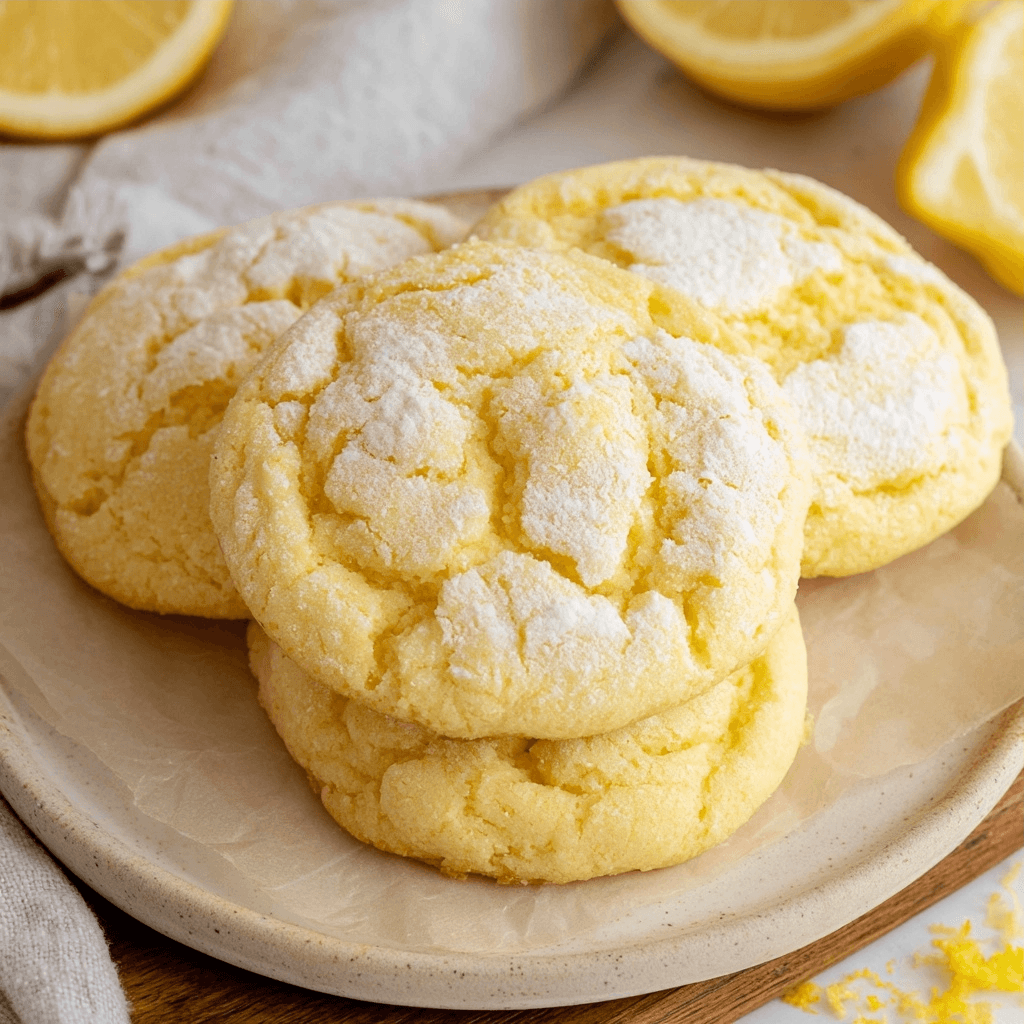 Lemon Cake Mix Cookies: Easy Zesty Treats