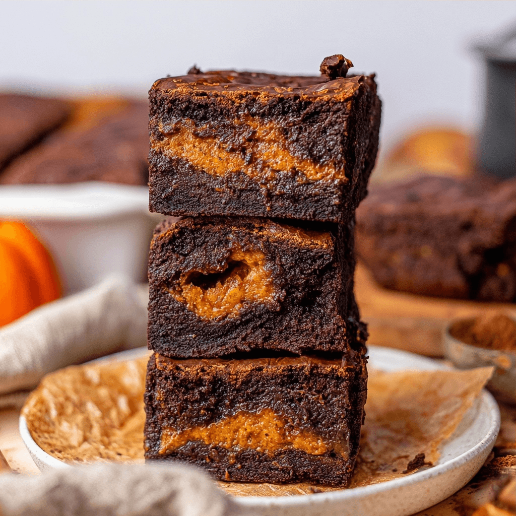Pumpkin Brownies Recipe for Easy Fall Baking
