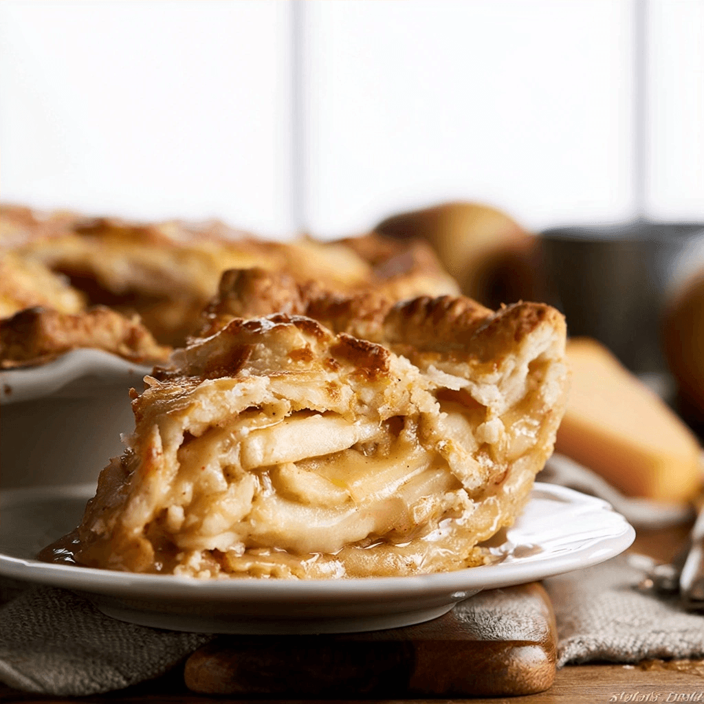 Apple Cheddar Pie Recipe for Savory Sweet Bliss