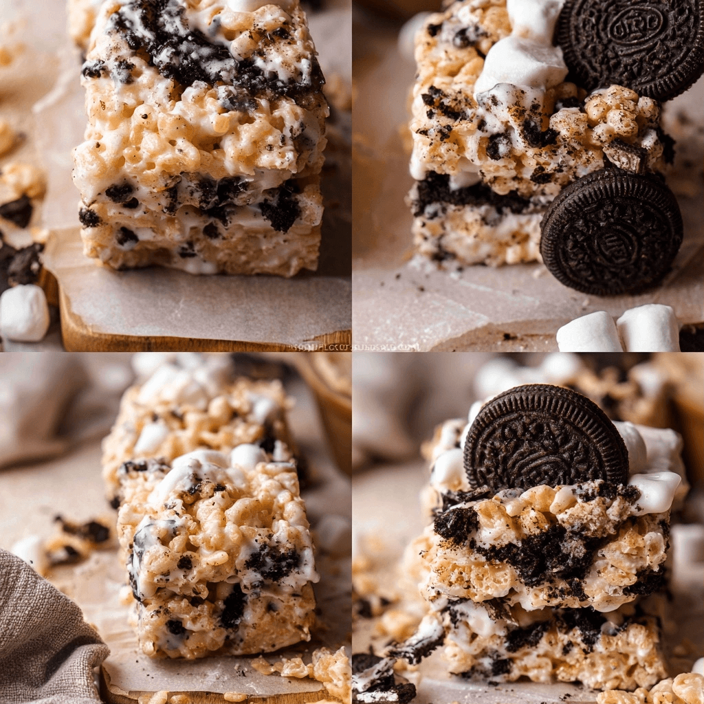 Oreo Rice Krispie Treats Recipe for Parties