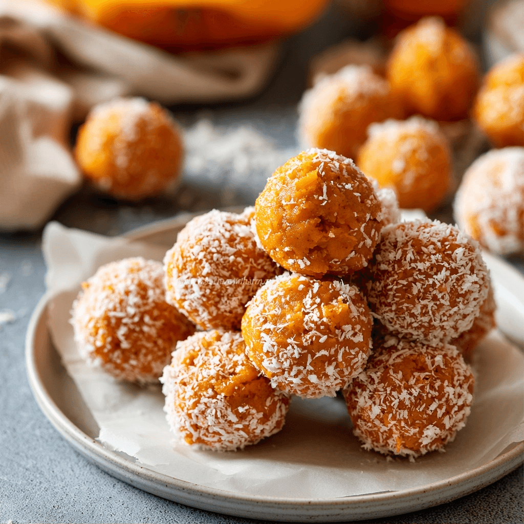 Keto Pumpkin Coconut Balls: Easy Healthy Treats