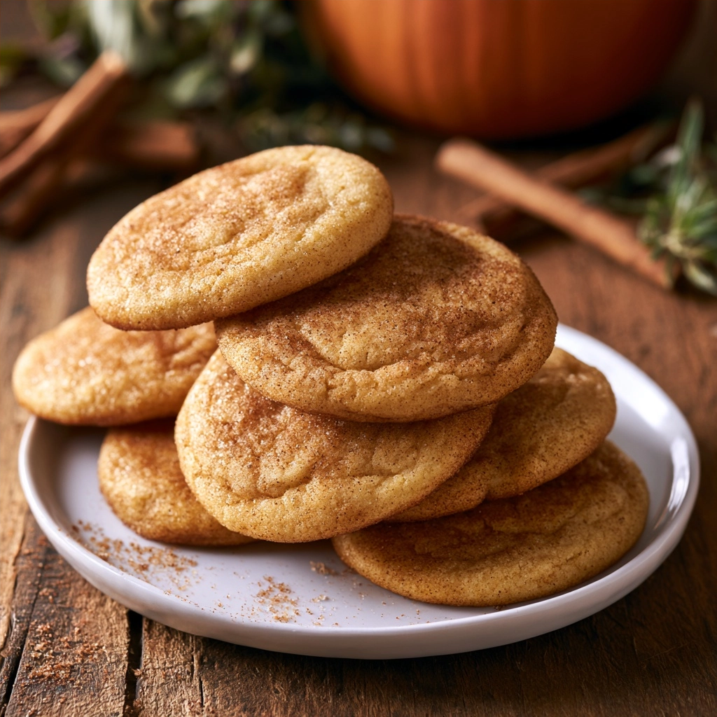 Pumpkin Snickerdoodles Recipe: Perfectly Chewy Autumn Cookies