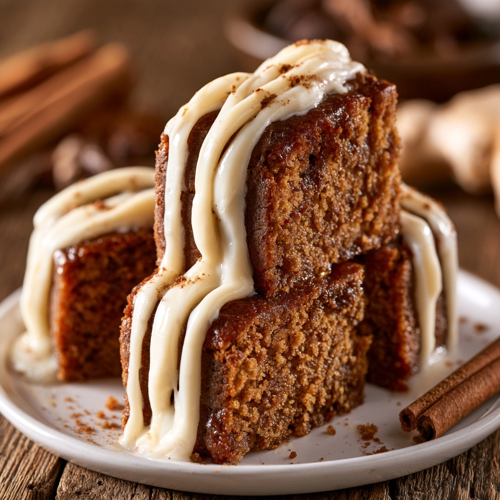 Gingerbread Cake with Cream Cheese Frosting Recipe
