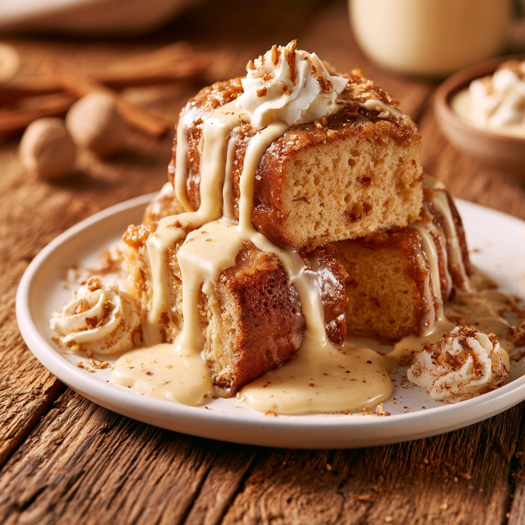 Eggnog Poke Cake Recipe for Holiday Gatherings