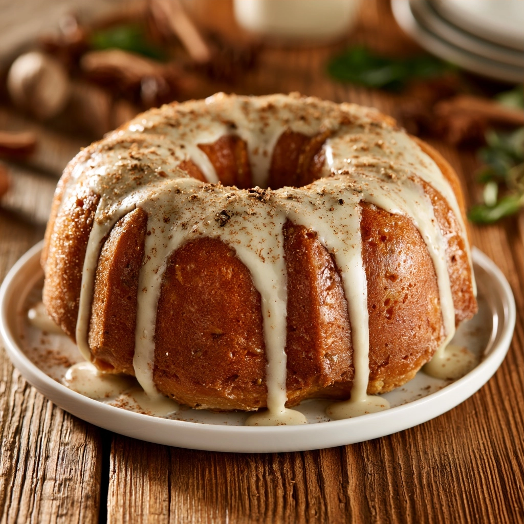 Eggnog Bundt Cake Recipe for Holiday Baking