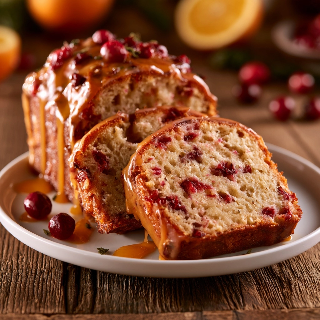 Cranberry Orange Loaf Cake Recipe