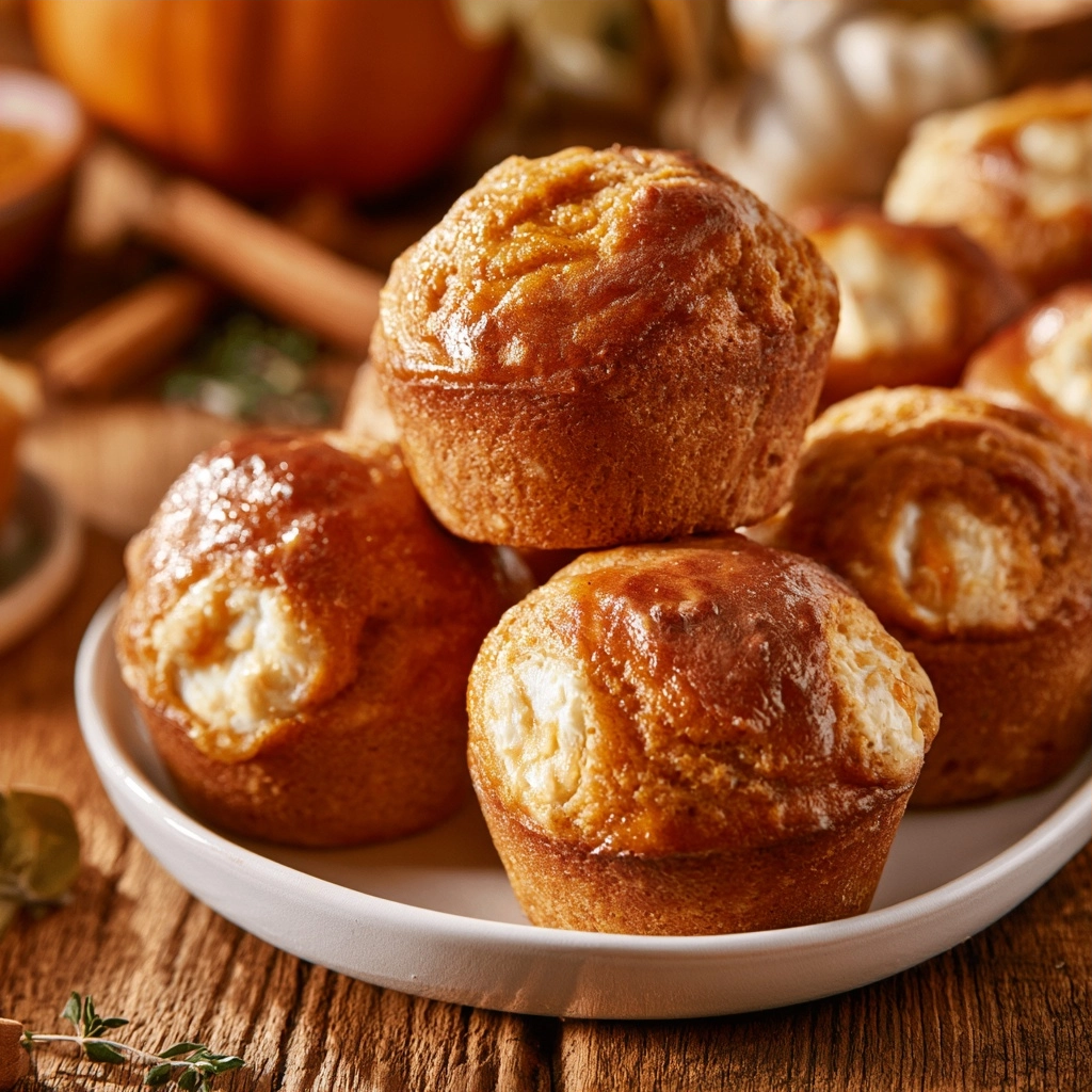 Copycat Starbucks Pumpkin Cream Cheese Muffins